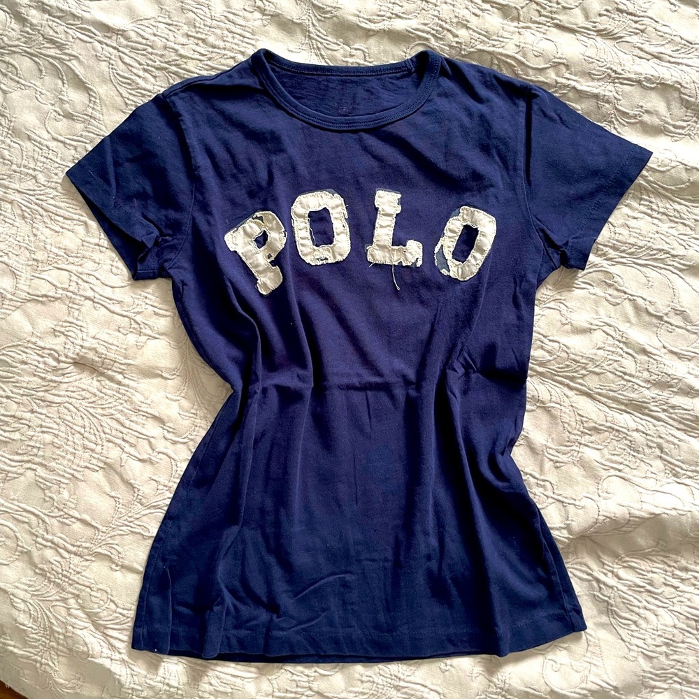 Polo Navy Tee Small